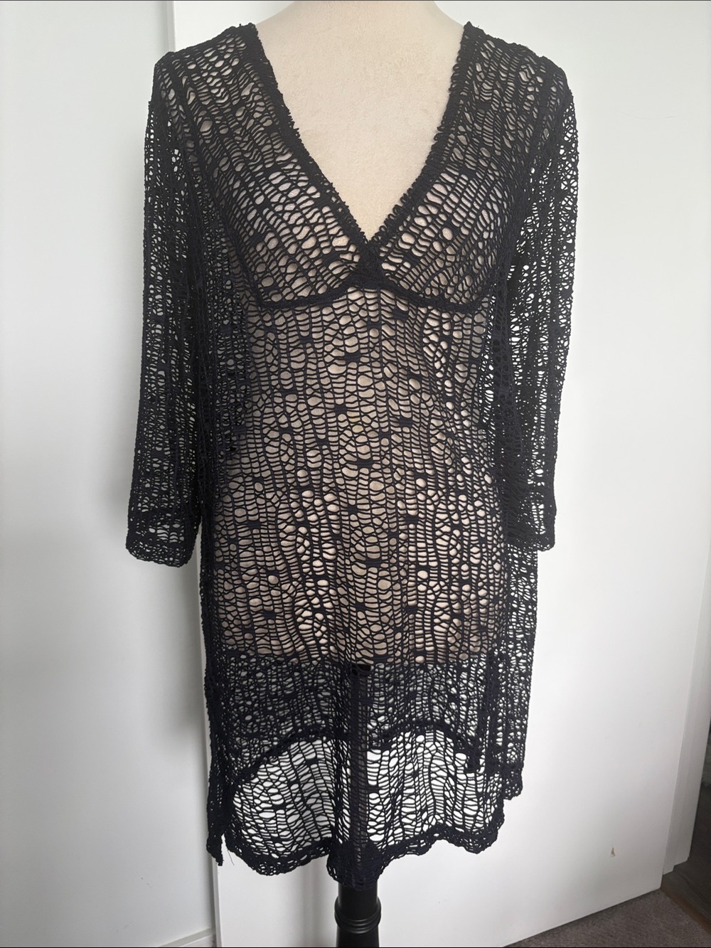 J. Valdi Fish Net Coverup